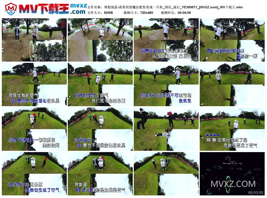 理想混蛋-我要用黑魔法把你变成一只鱼_国语_流行_YE300671